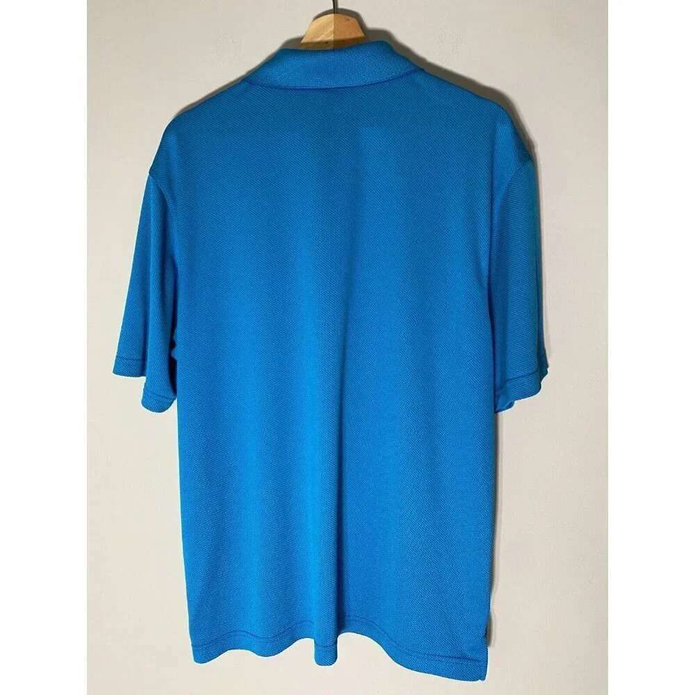Ben Hogan Men's Golf Performance Short Sleeve Polo Shirt Bright Blue Size: Large - Picture 13 of 16